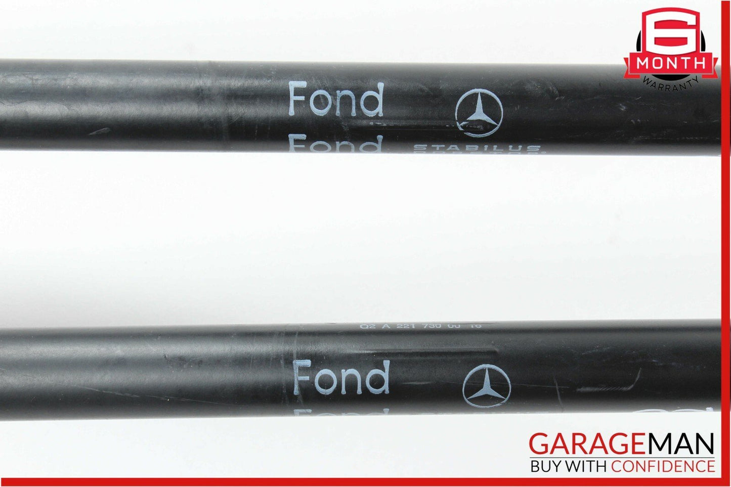 07-13 Mercedes W221 S450 S550 Rear Door Shock Cylinder Cylinders Set of 2 Pc OEM