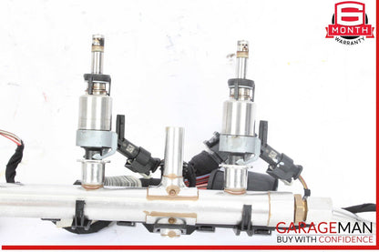 17-20 Audi A4 Fuel Injection Rail w/ Injectors 06K133317G OEM