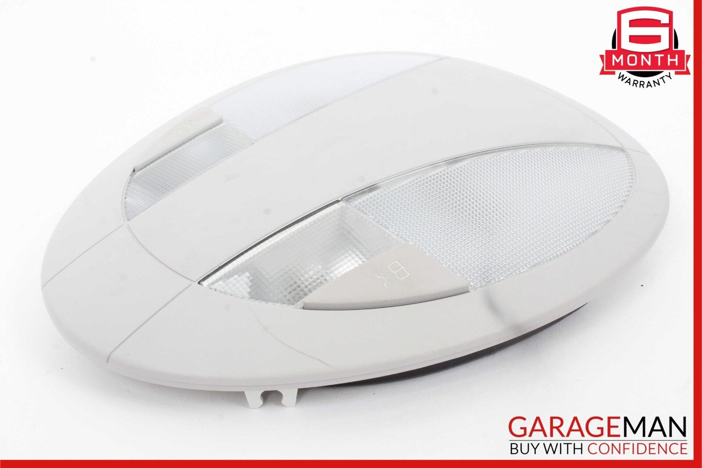 07-09 Mercedes W211 E350 E550 Rear Overhead Dome Light Gray 2118207301 OEM