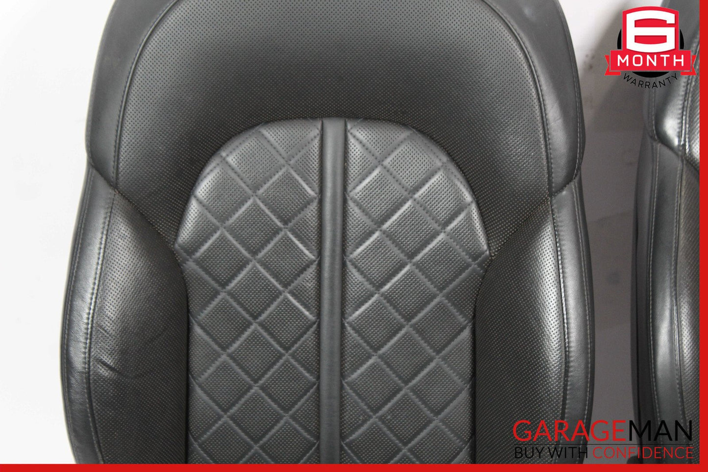 11-17 Audi A8 Front Complete Seat Cushion Cover Assy Set OEM