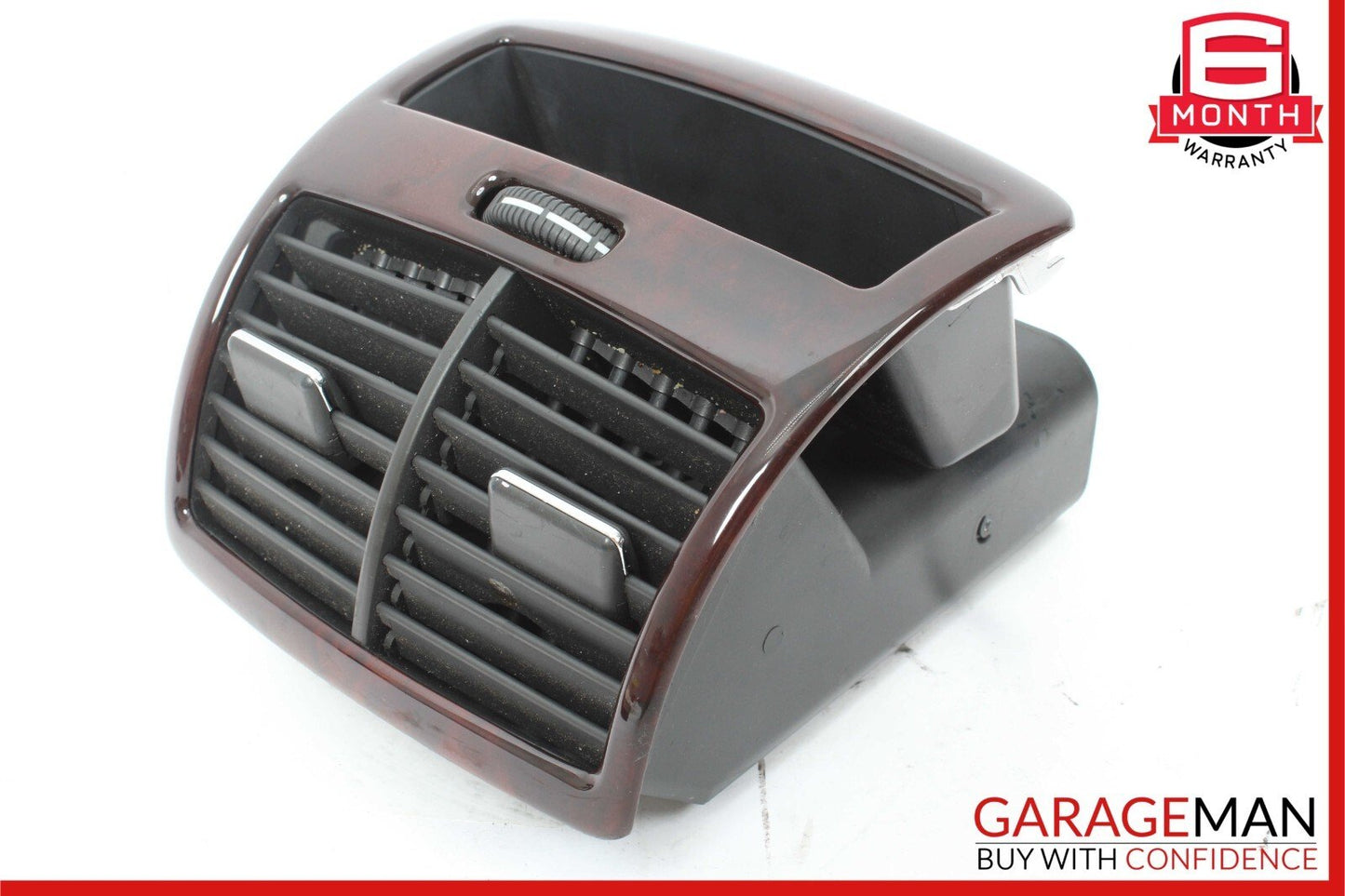 00-06 Mercedes W220 S500 CL600 Center Console Rear Air Vent 2208300654 Wood OEM