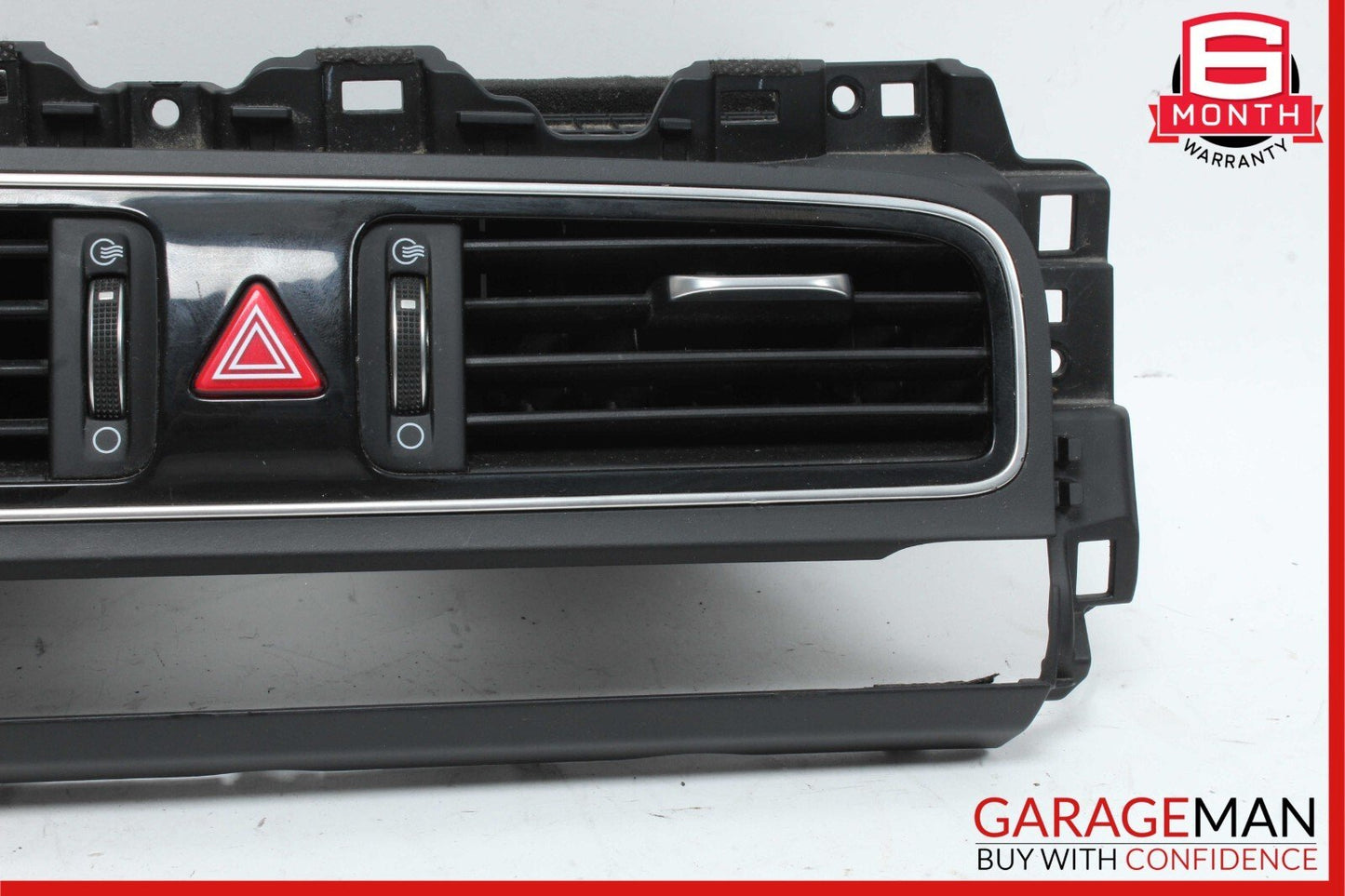 19-21 Genesis G70 Front Center Dash Dual A/C Air Vent Trim Panel Black OEM