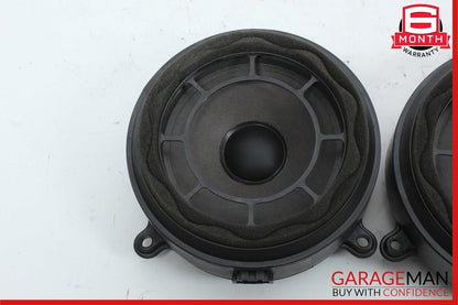 01-07 Mercedes W203 C230 Front Right & Left Side Door Audio Speaker Set of 2 OEM