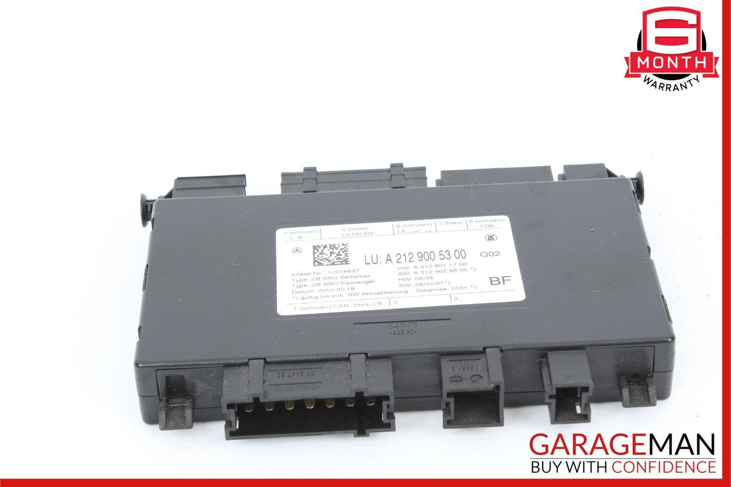 08-18 Mercedes W212 E350 C250 Seat Control Module Front Left Driver Side OEM
