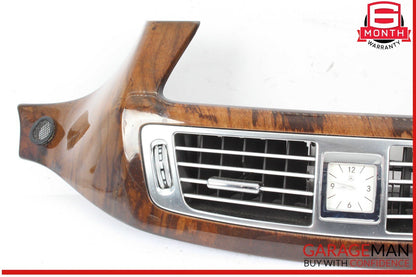 12-18 Mercedes W218 CLS550 Front Dash Trim Bezel Air Vent Cover Assy Walnut OEM