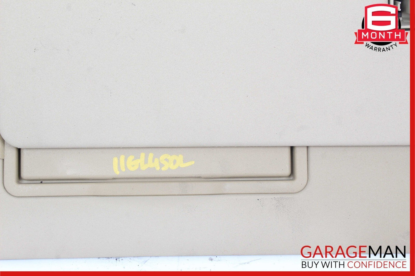 06-12 Mercedes X164 GL450 ML450 Front Left Side Sun Visor Sunvisor Shade Gray