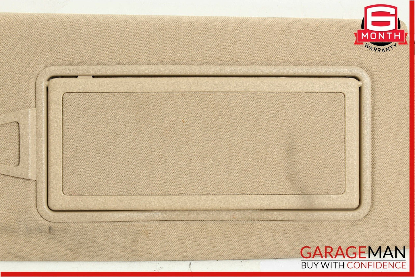 07-13 Mercedes W221 S550 S65 AMG Front Right Side Sun Visor Shade Suede Brown