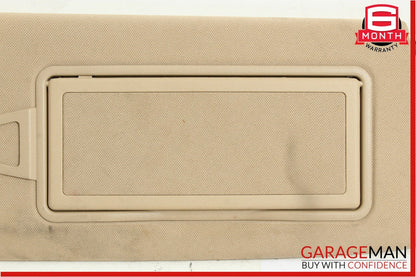07-13 Mercedes W221 S550 S65 AMG Front Right Side Sun Visor Shade Suede Brown
