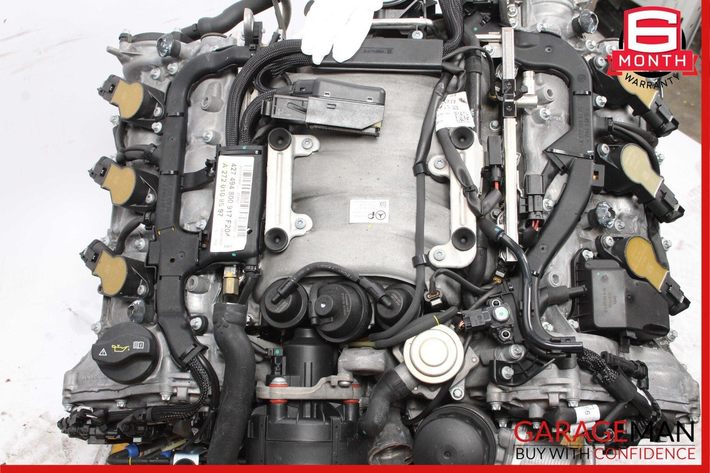 08-11 Mercedes W204 C300 Engine Motor Block Assembly 3.0L V6 M272 RWD OEM 152k