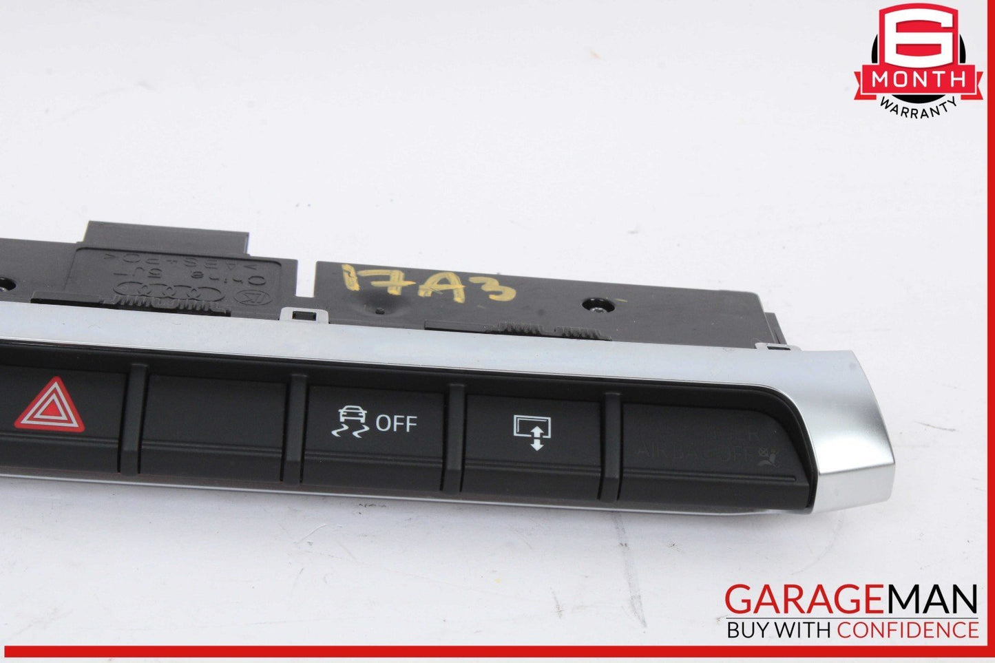 17-20 Audi A3 S3 RS3 Front Dash Dashboard Control Switch Panel 8V0925301FH OEM
