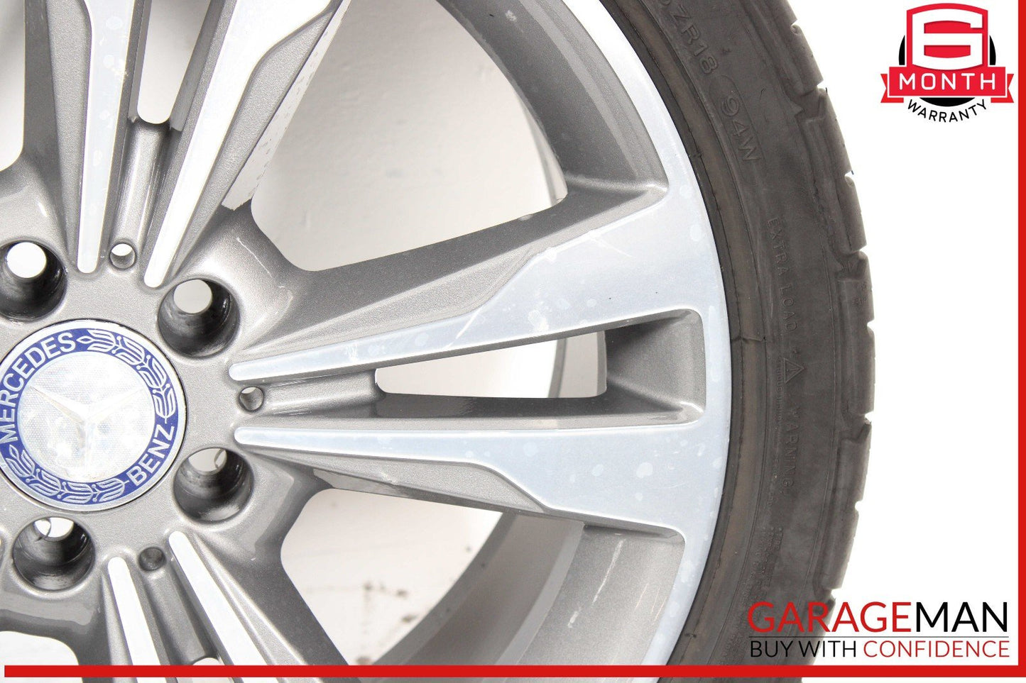 14-17 Mercedes W207 E350 E550 Rear Wheel Tire Rim 8.5 x 18 OEM