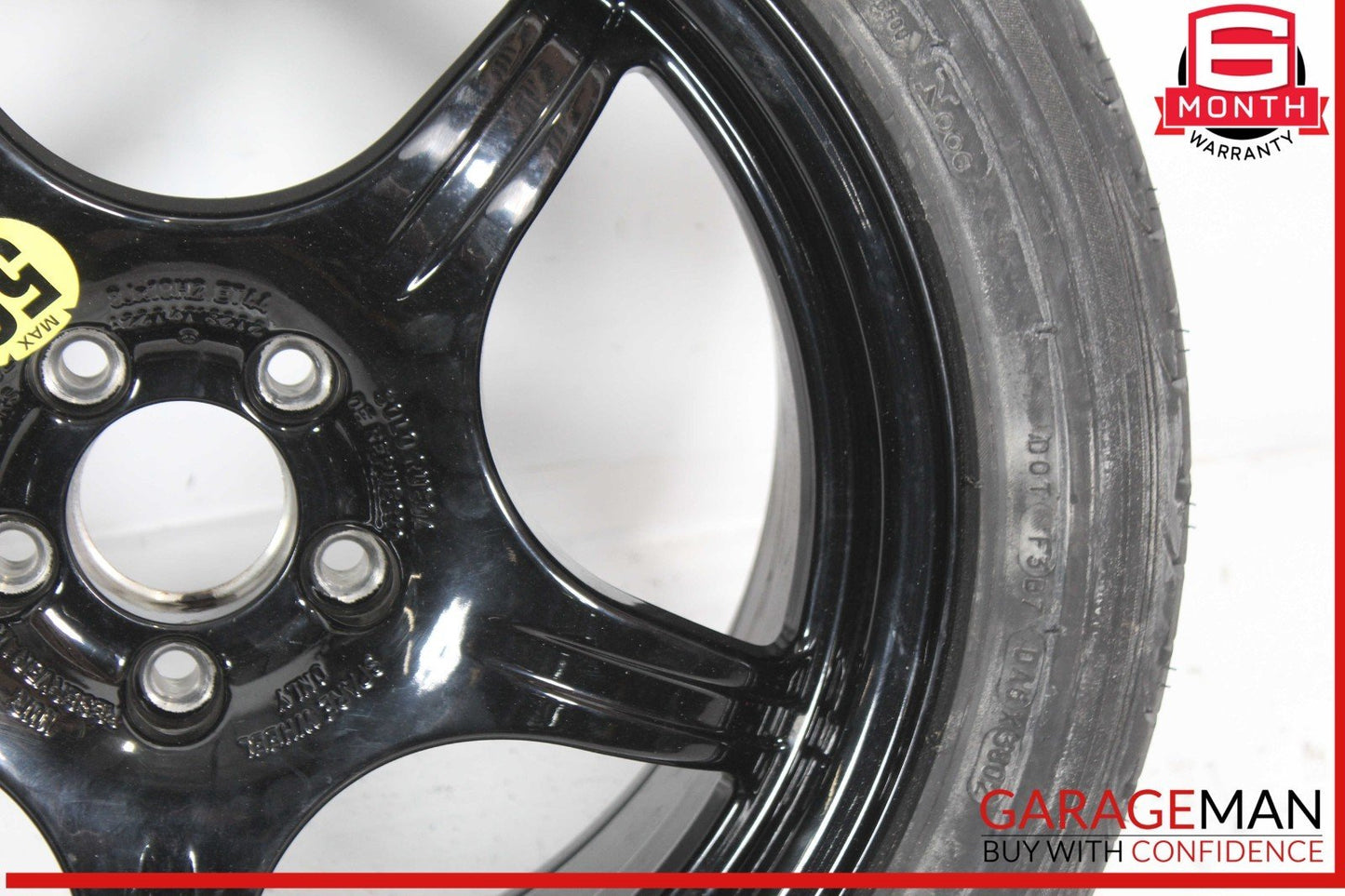 00-06 Mercedes W220 S600 S55 CL65 AMG Emergency Spare Wheel Tire Rim 8Jx18H2 OEM