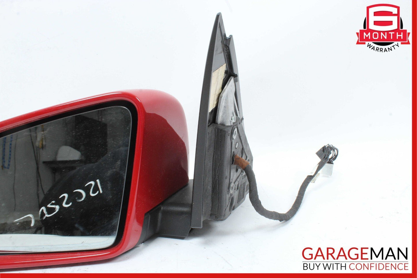 12-14 Mercedes W204 C250 C300 C350 Front Left Side Mirror Door Rear View Red OEM