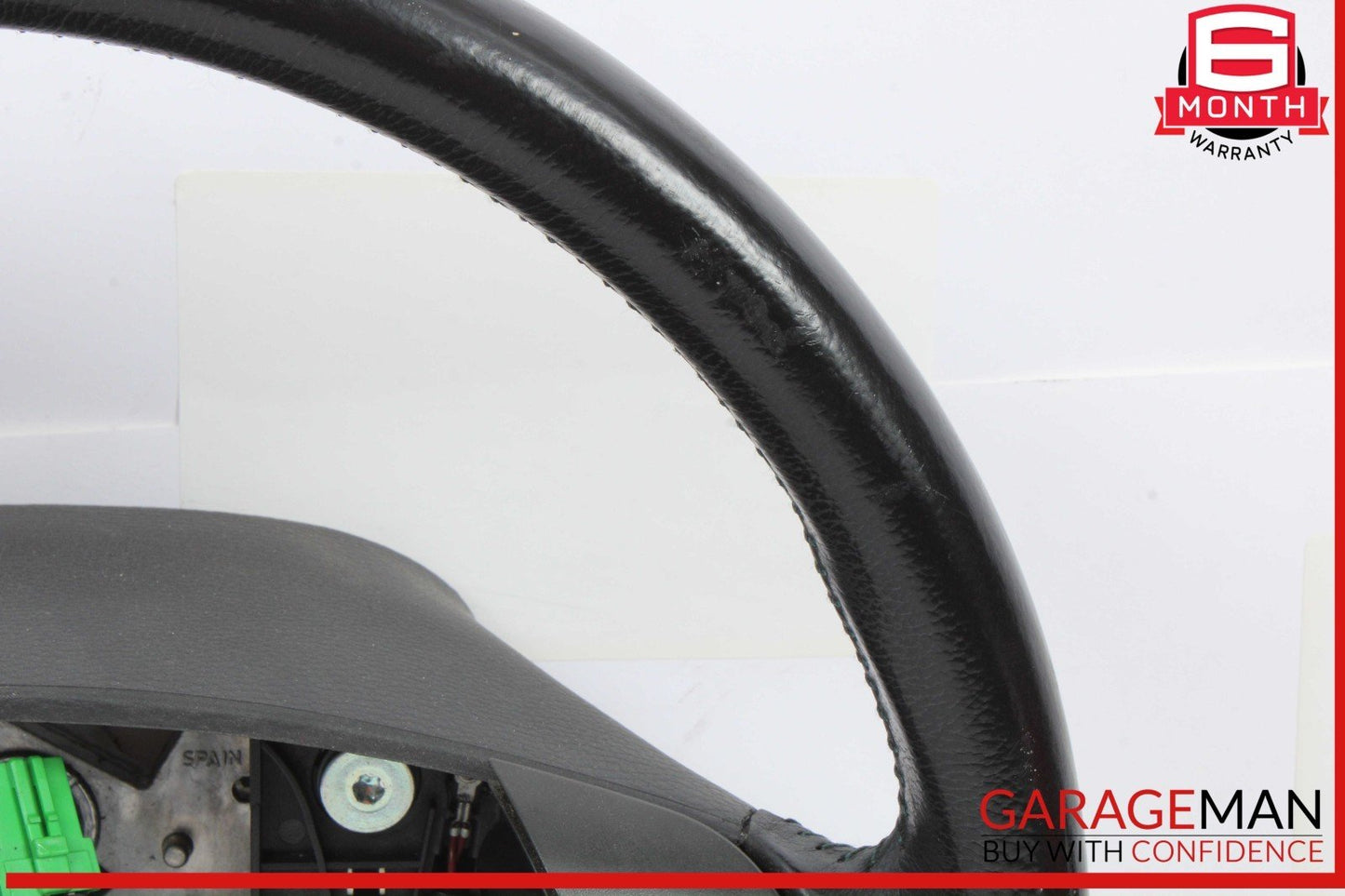 01-09 Volvo S60 Steering Wheel Assembly w/ Controls Black 30680819 OEM