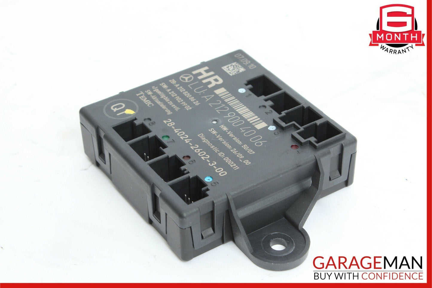 08-18 Mercedes W204 C250 C300 CLS550 Rear Right Side Door Control Module OEM