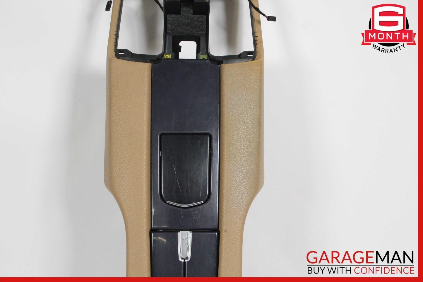 10-16 Porsche Panamera 970 Rear Center Middle Console Storage Trim Panel Beige