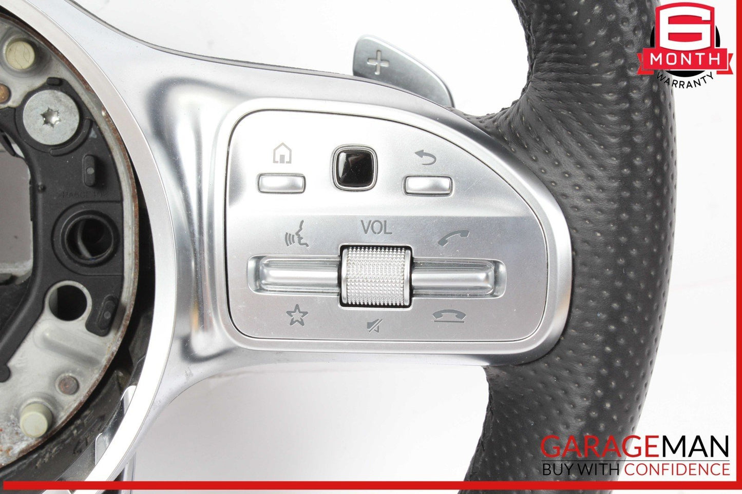18-24 Mercedes X253 GLC300 Front Left Side Steering Wheel w/ Switch Button OEM