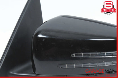 10-11 Mercedes W204 C300 C350 C250 Front Left Side Rear View Door Mirror Black