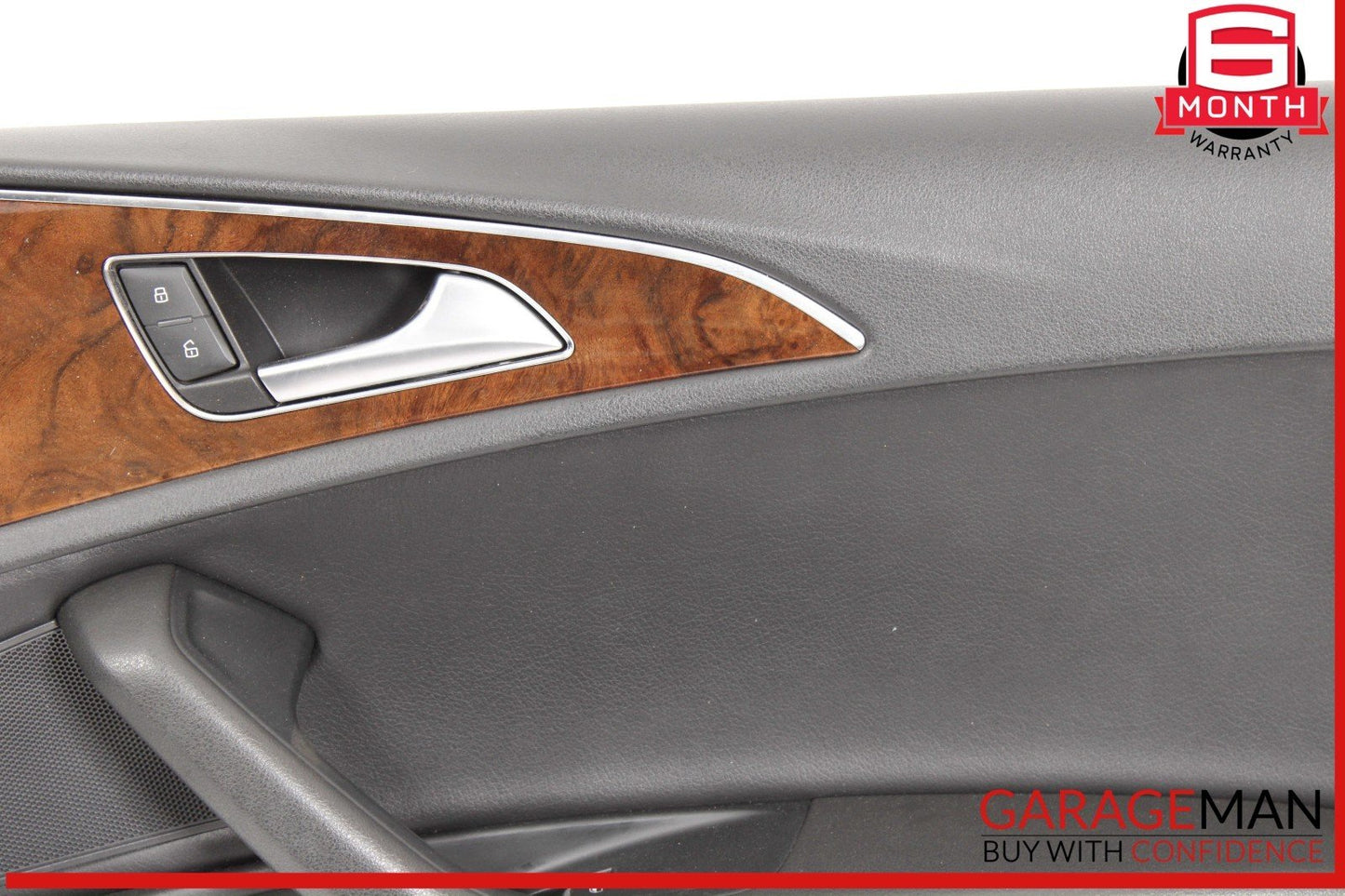 12-18 Audi A6 Front Right Passenger Interior Door Trim Panel Cover Assy OEM