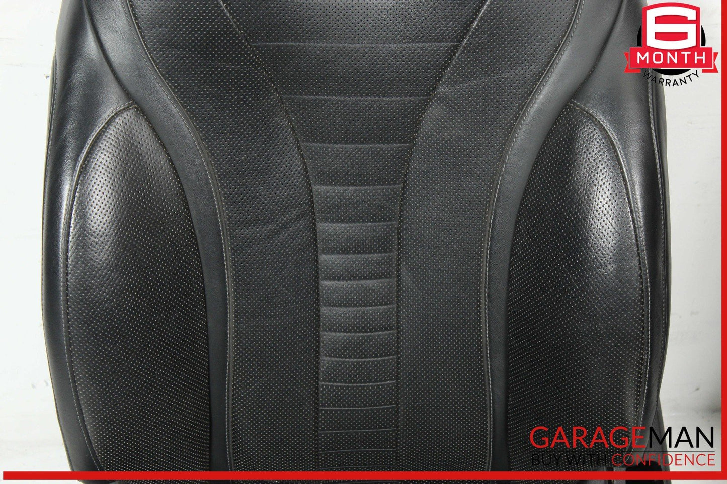 14-17 Mercedes W222 S550 Complete Front Seat Seats Cushion Assembly Black OEM