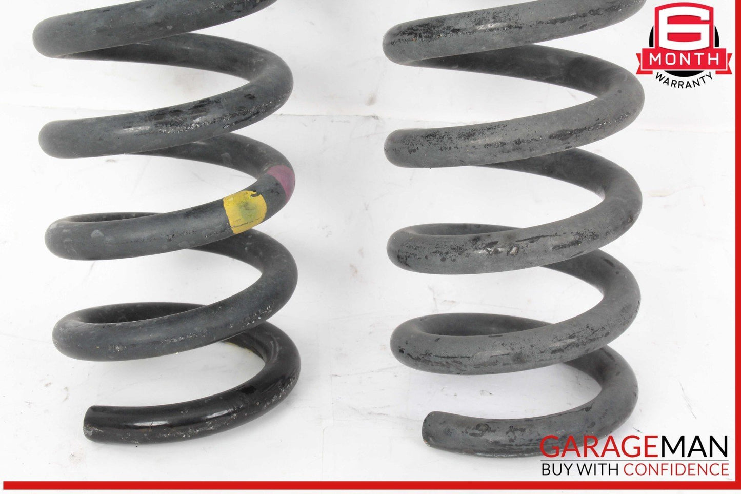 08-14 Mercedes W204 C250 Rear Right and Left Suspension Coil Spring Set OEM