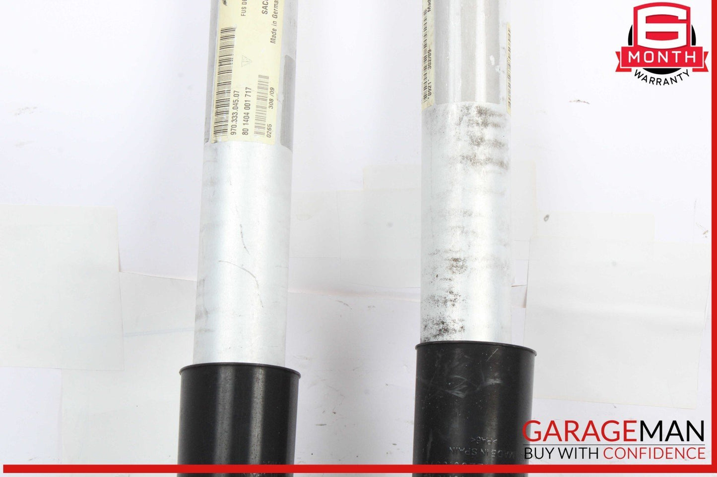 10-13 Porsche Panamera 970 Rear Left & Rear Right Side Shock Strut Set of 2 OEM