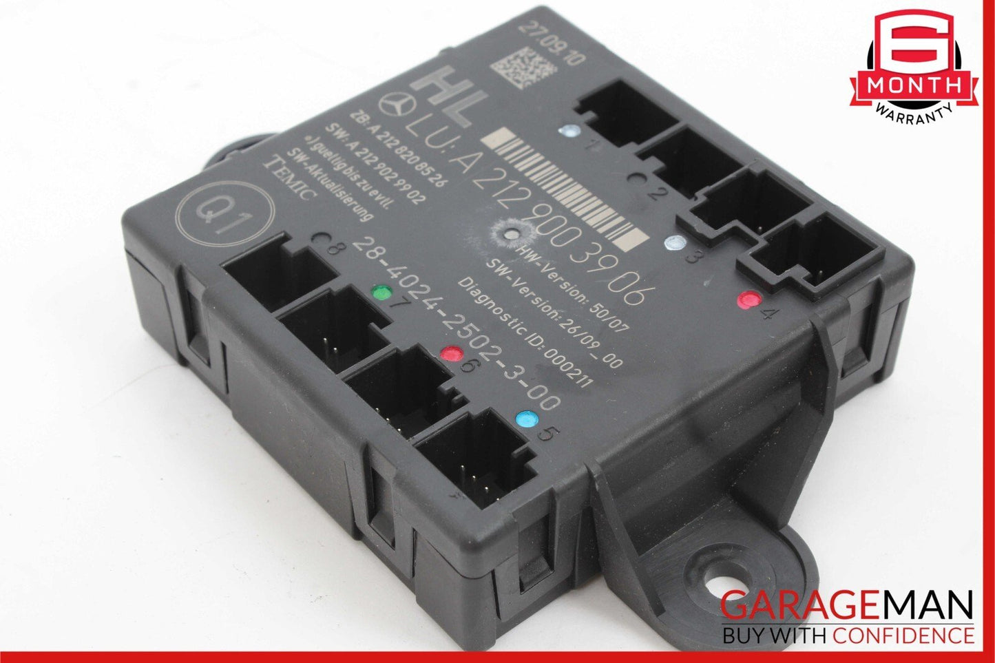 08-14 Mercedes W204 C300 C250 Rear Left Side Door Control Module Unit