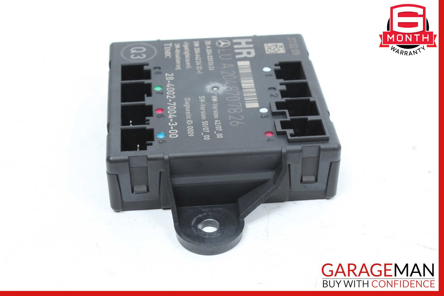 08-14 Mercedes W204 C300 C350 Rear Right Side Door Control Module OEM