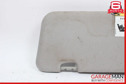 06-11 Mercedes W219 CLS550 Front Right Side Sun Visor Sunvisor Shade Suede Grey