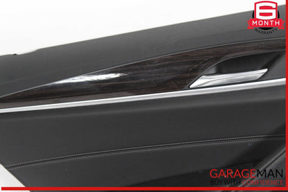 17-22 BMW 530e 540i 530i 550i Rear Left Driver Side Interior Door Panel OEM