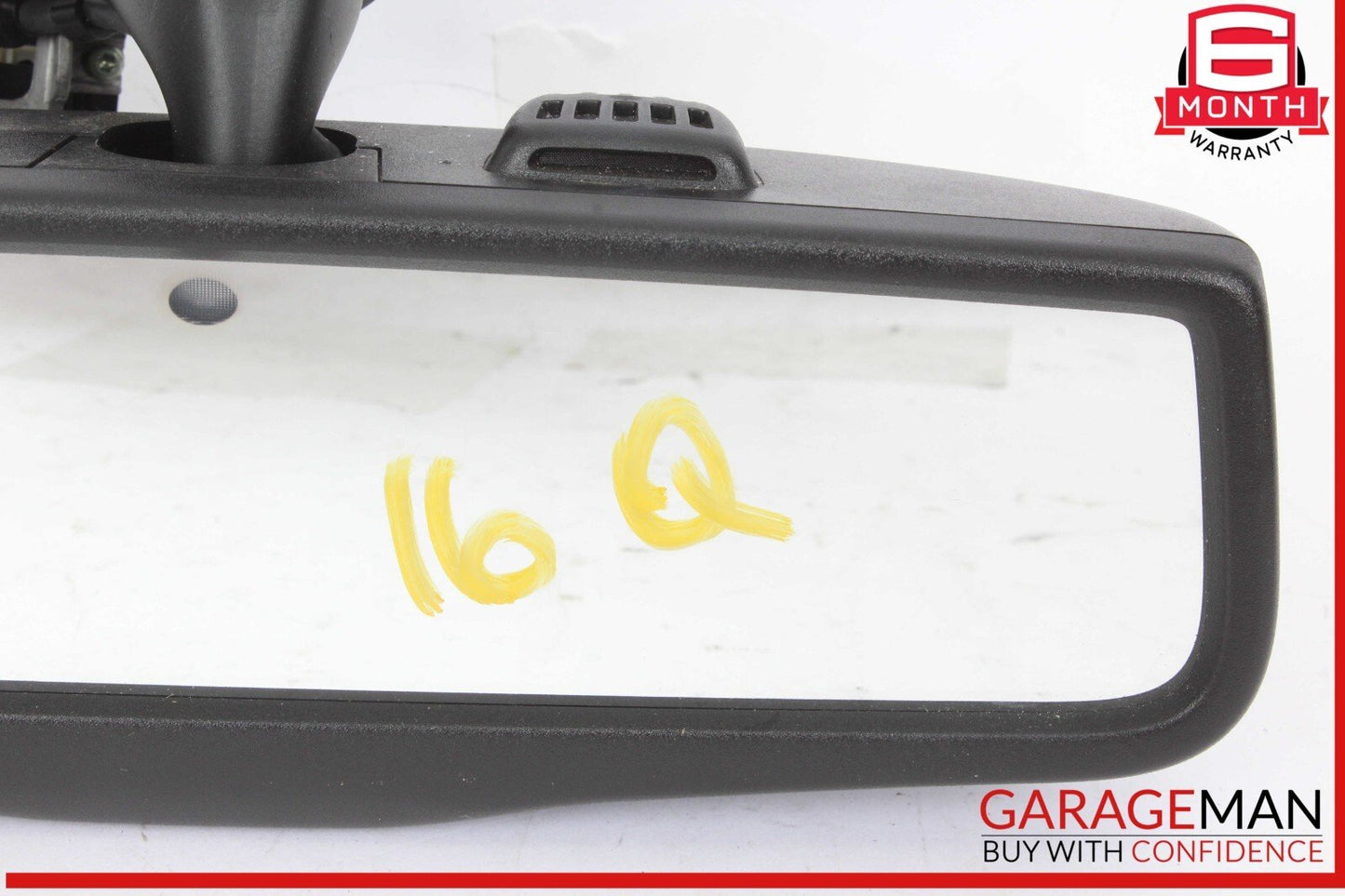 14-17 Maserati Quattroporte Interior Upper Rear View Mirror Black 675000543 OEM