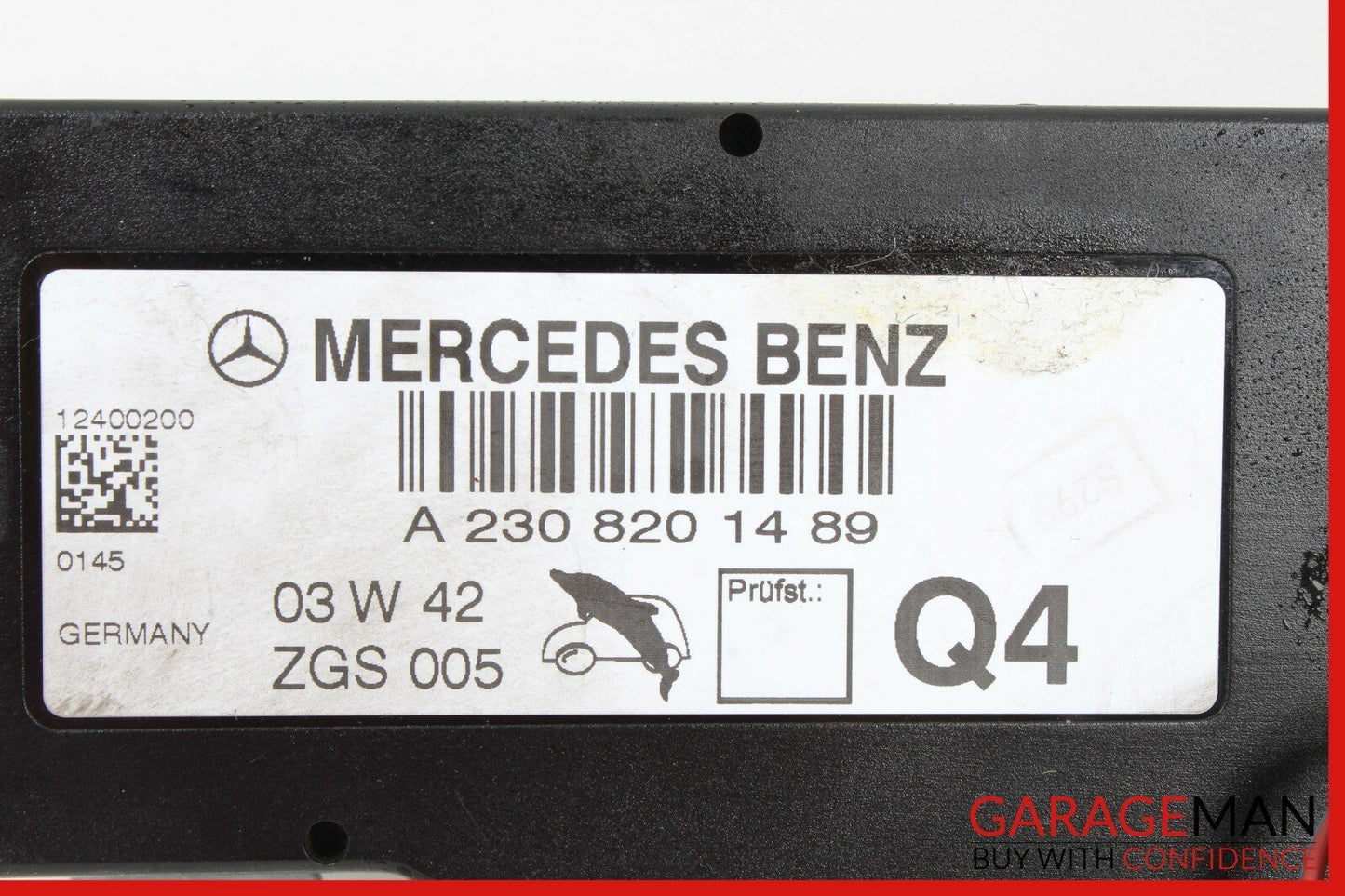 03-08 Mercedes R230 SL500 SL600 SL55 AMG Front Left Antenna Amplifier AMP Module