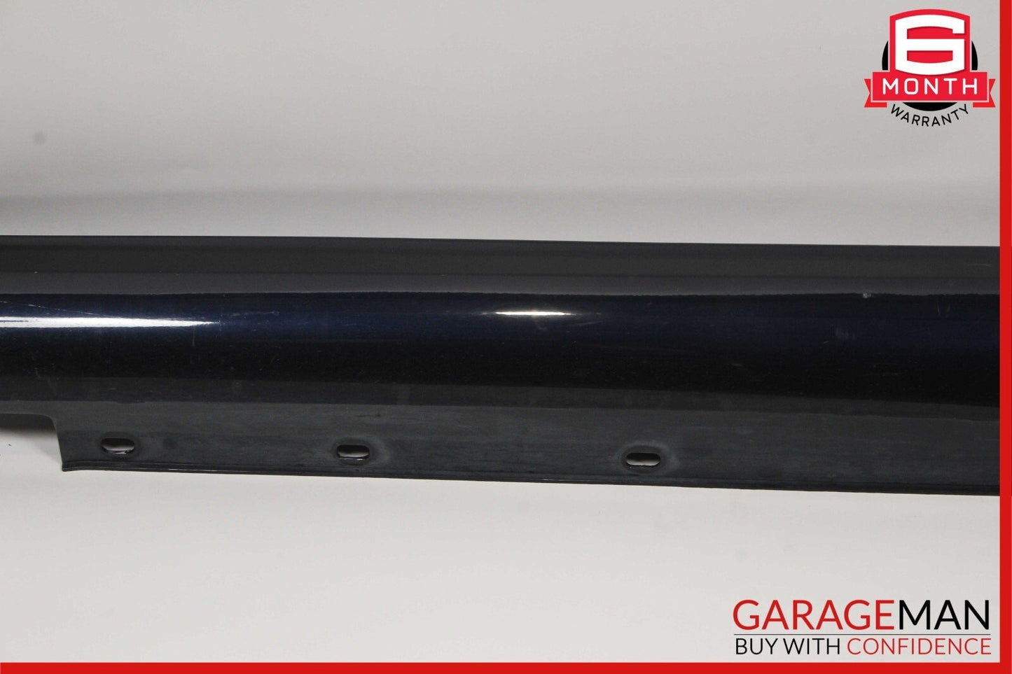 08-14 Mercedes W204 C250 AMG Sport Left Side Skirt Panel Rocker Moulding Blue