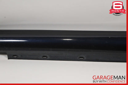 08-14 Mercedes W204 C250 AMG Sport Left Side Skirt Panel Rocker Moulding Blue