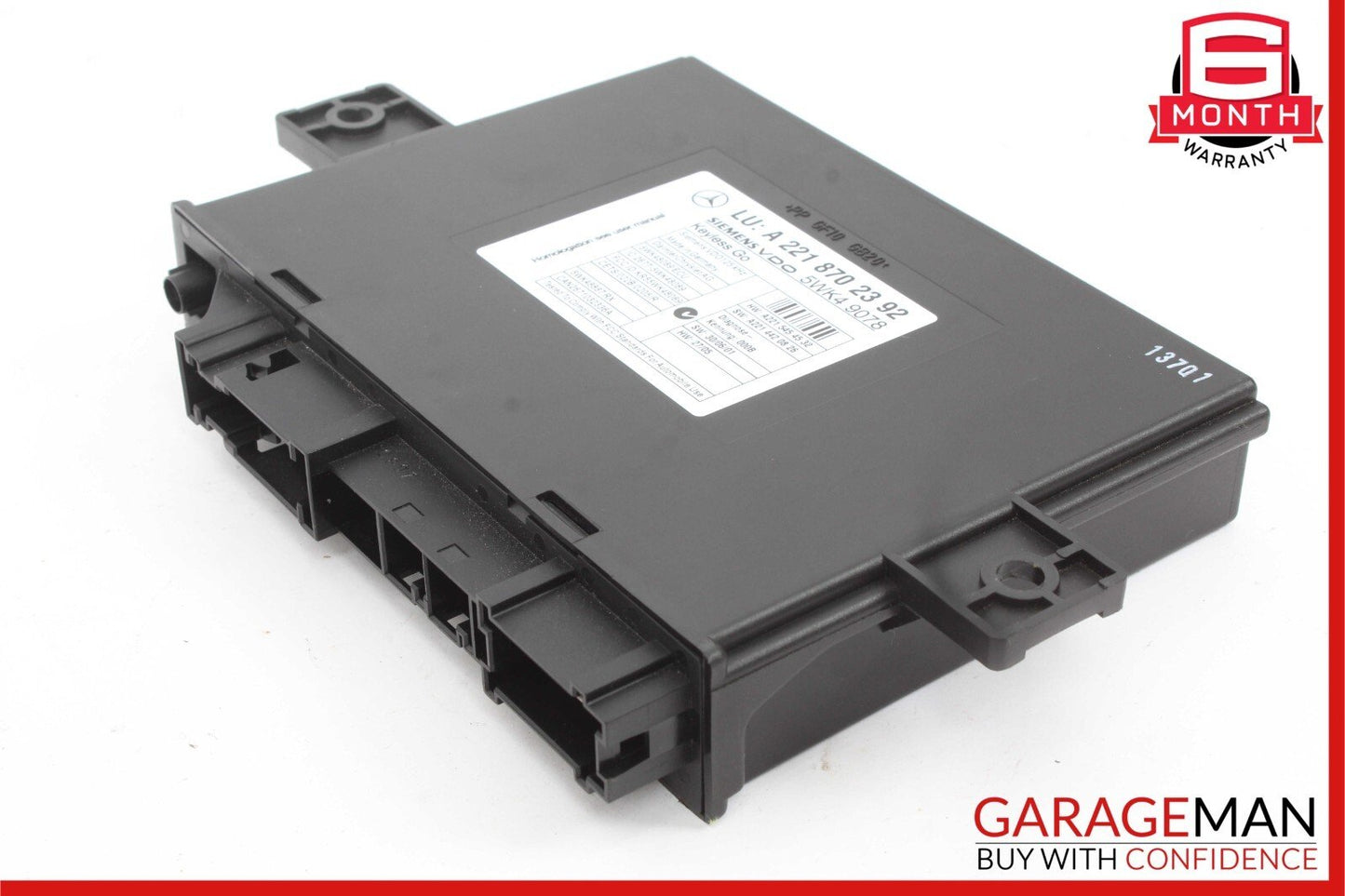 07-10 Mercedes W221 S550 CL550 S400 S600 Keyless Go Control Module Unit OEM