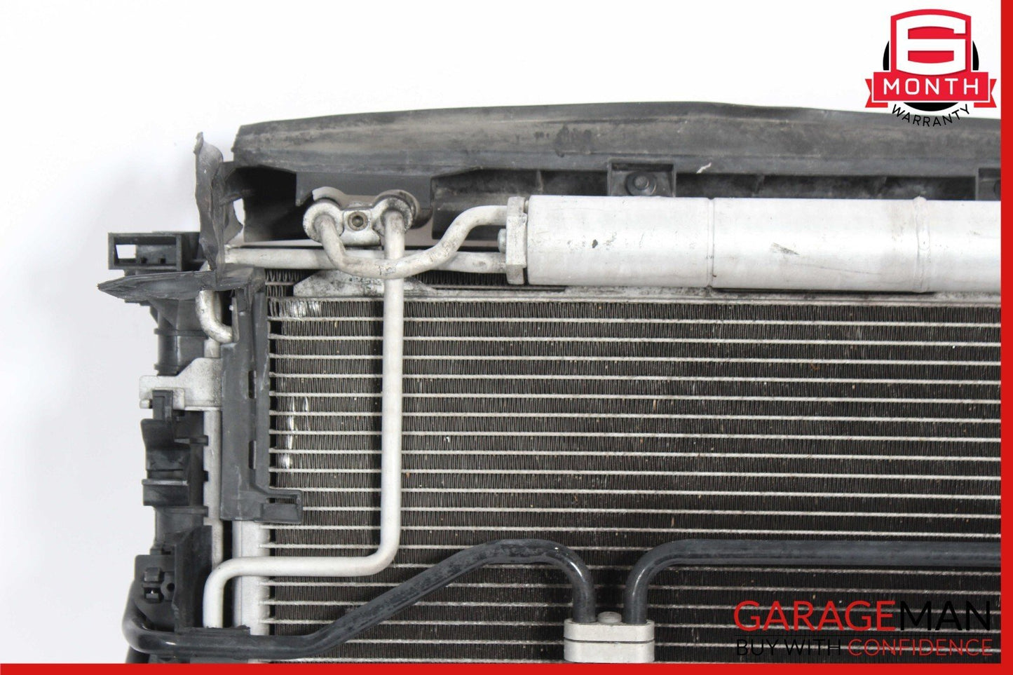 06-09 Mercedes W219 CLS500 Engine Cooling Radiator AC A/C Condenser Fan Assy