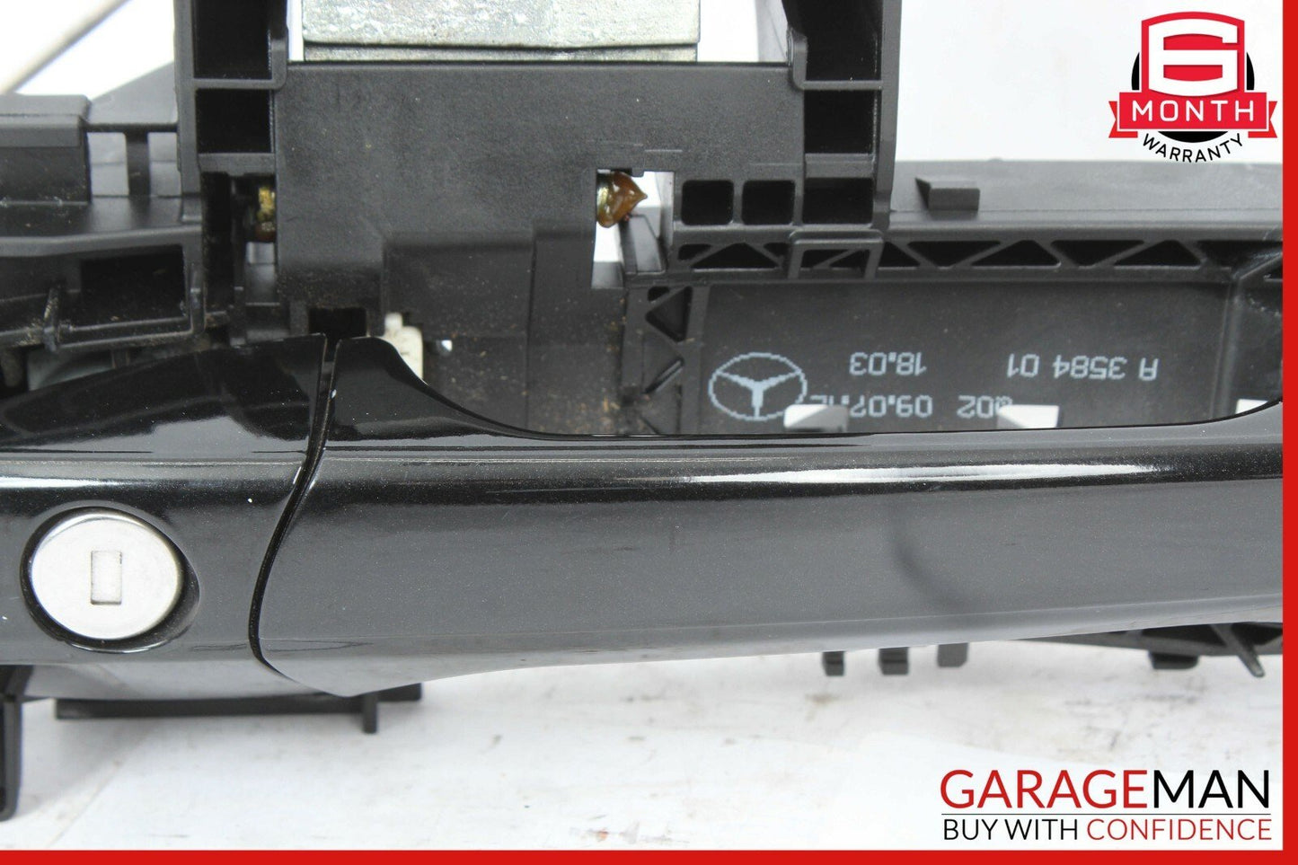 08-14 Mercedes W204 C250 C300 Front Left Side Exterior Door Handle Black OEM
