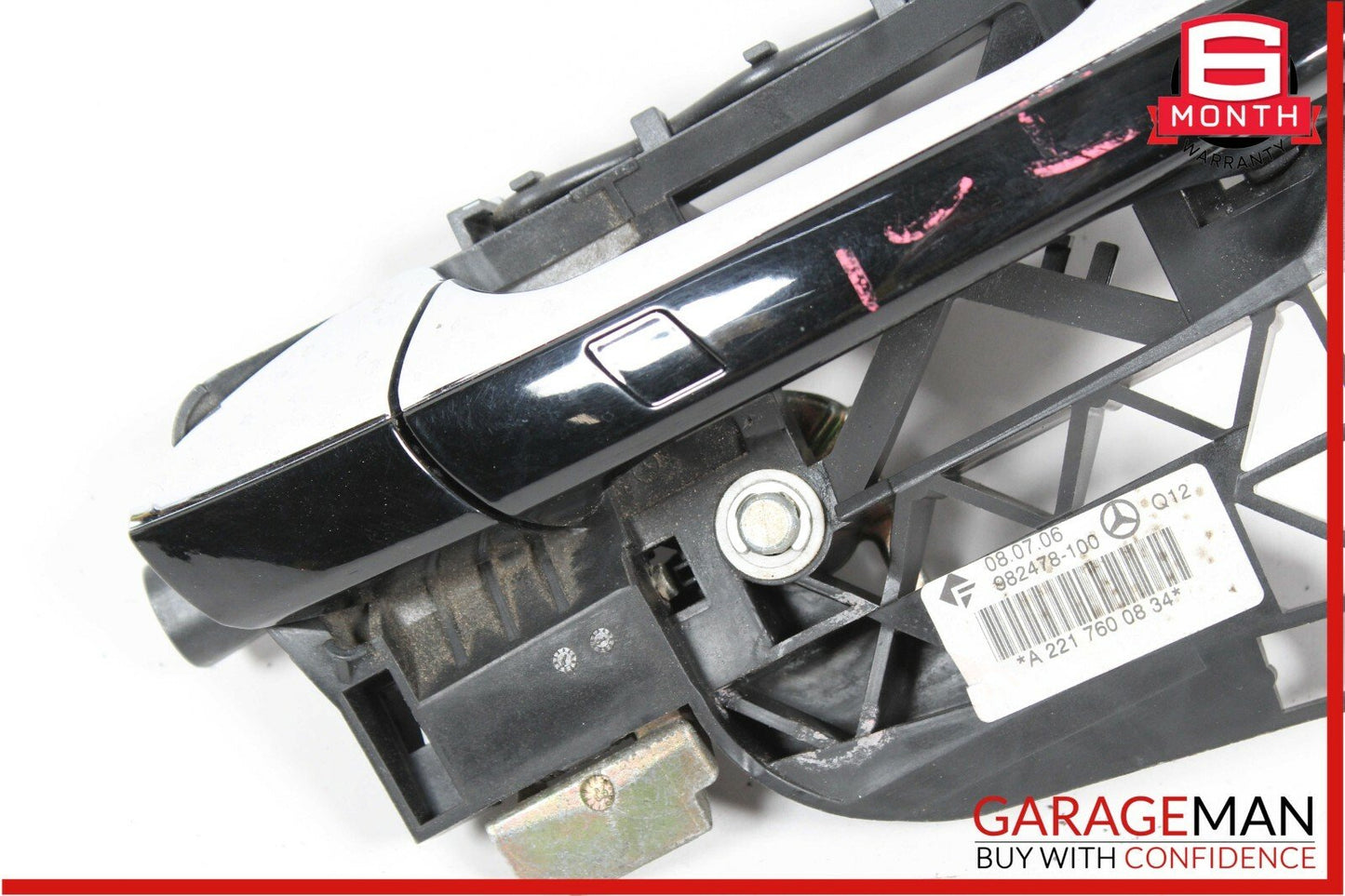 07-13 Mercedes W221 S550 S400 Rear Right Keyless Go Exterior Door Handle Black