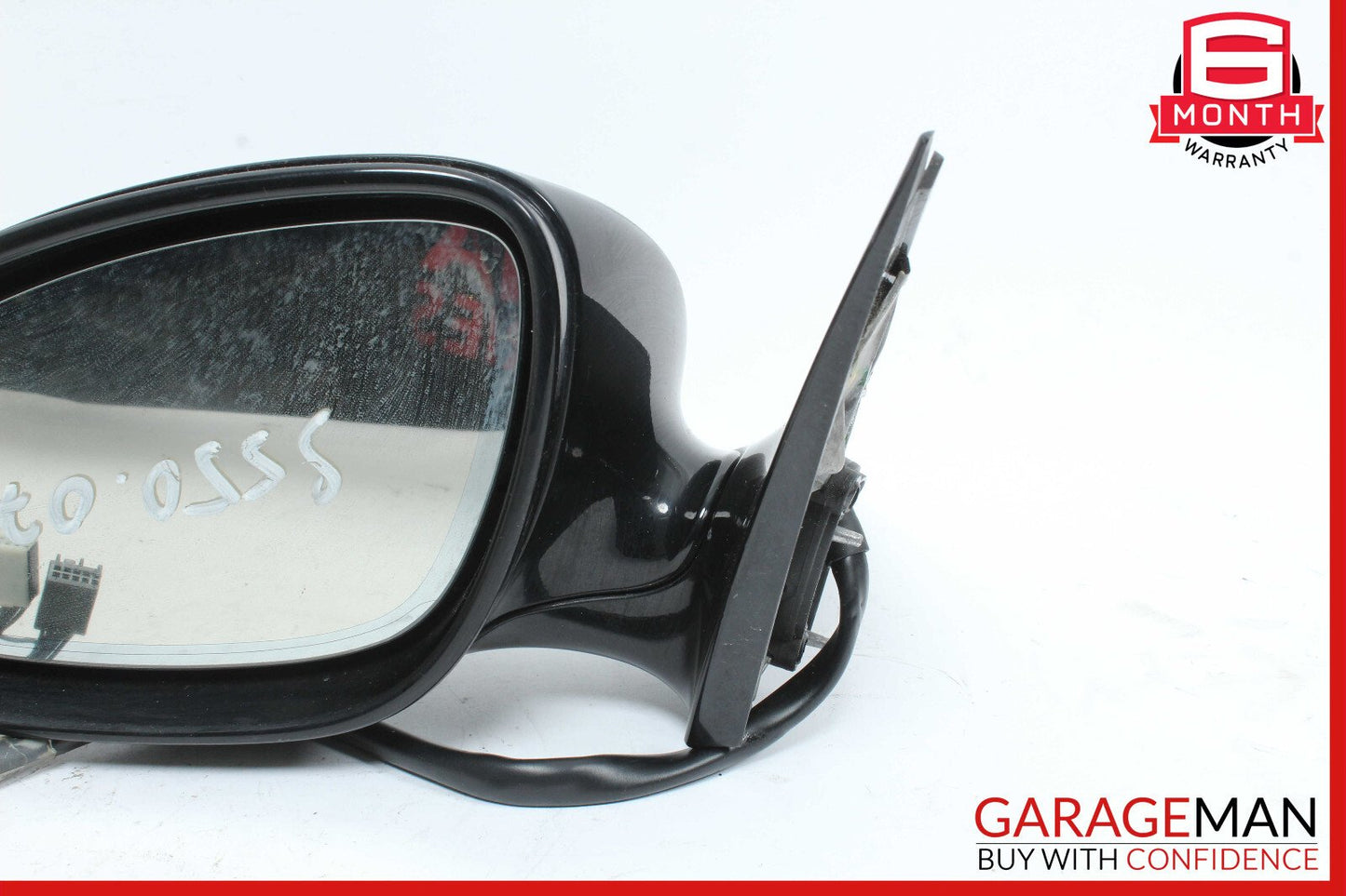 07-09 Mercedes W221 S550 Front Left Side Mirror Door Rear View Black OEM