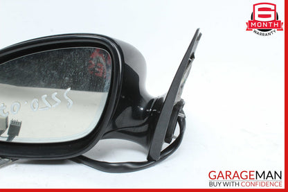 07-09 Mercedes W221 S550 Front Left Side Mirror Door Rear View Black OEM