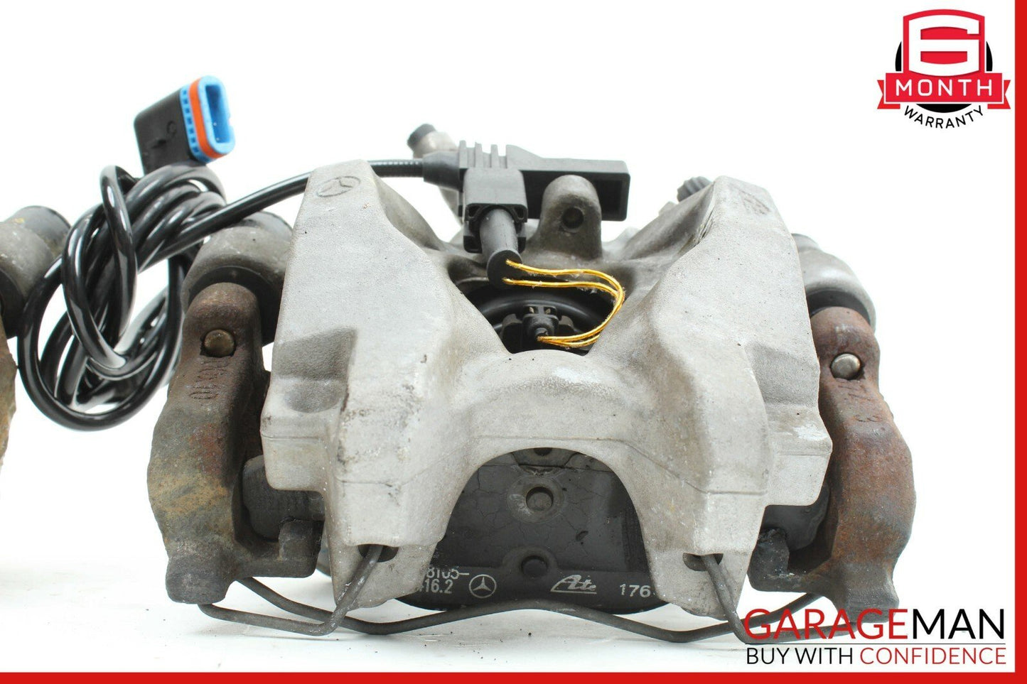 08-14 Mercedes W204 C250 Rear Left & Right Side Brake Caliper Calipers Set of 2