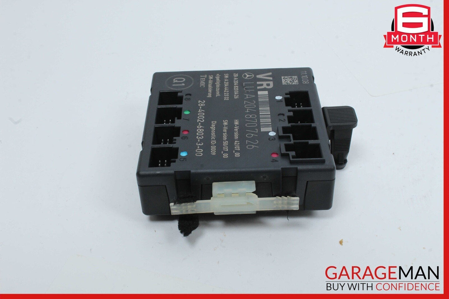 09-15 Mercedes X204 GLK350 4MATIC Front Right Side Door Control Module Unit OEM