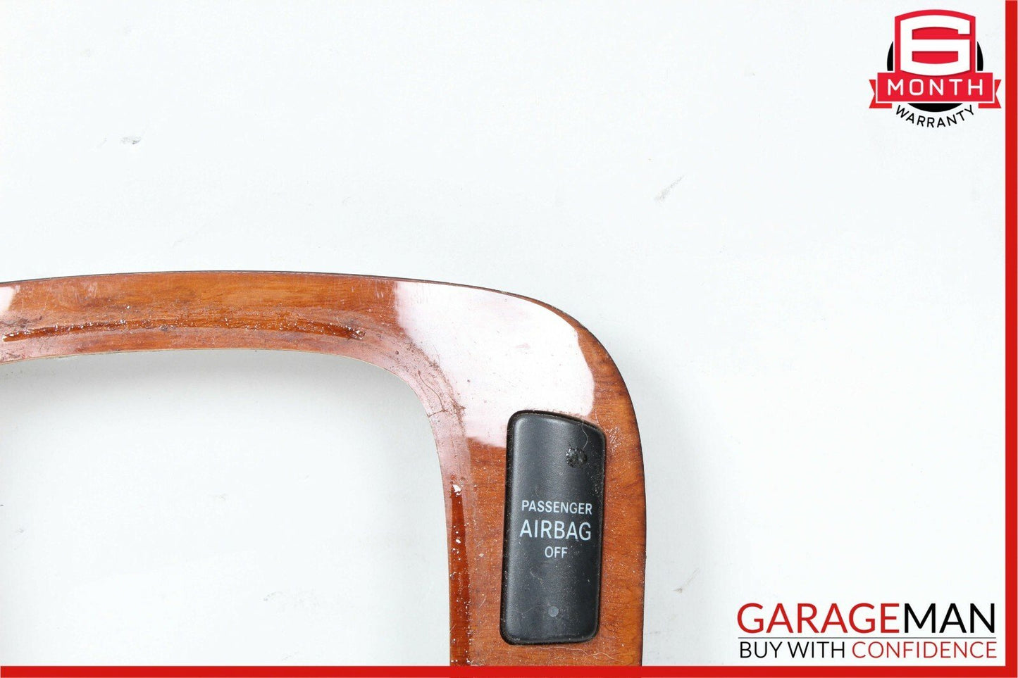 03-06 Mercedes W220 S430 Center Console Shifter Distronic Bezel Trim Cover Wood