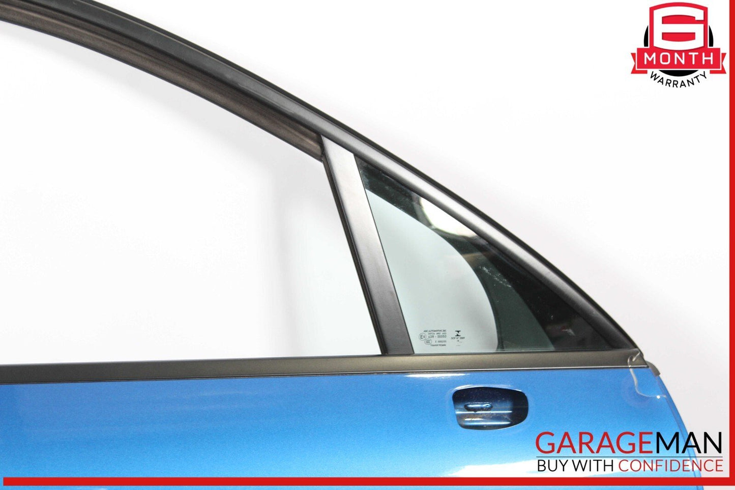15-24 Porsche Macan 95B Front Right Passenger Side Door Shell Blue OEM
