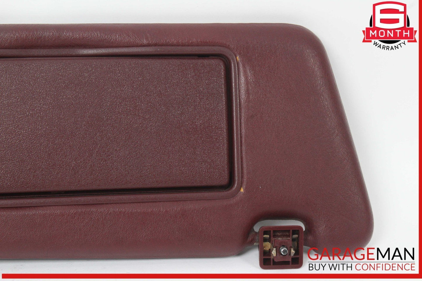 84-93 Mercedes W201 190E 190D Right Passenger Side Sunvisor Burgundy OEM