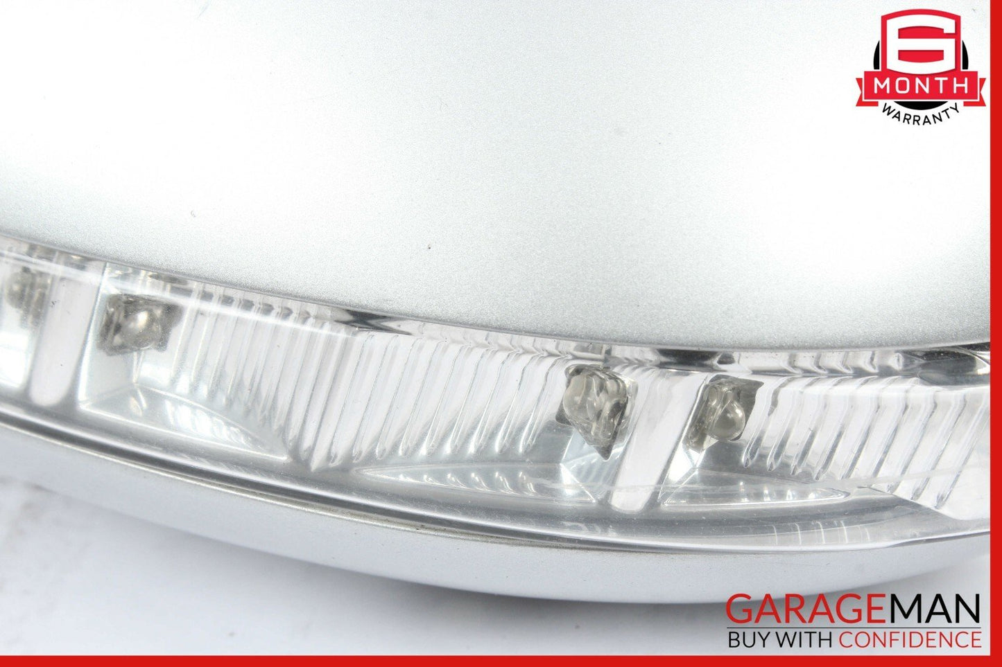 06-08 Mercedes W219 CLS500 Front Left Driver Side Mirror Door Rear View Silver