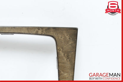 08-14 Mercedes W204 C350 Center Console Gear Shifter Trim Cover Panel Bezel Wood