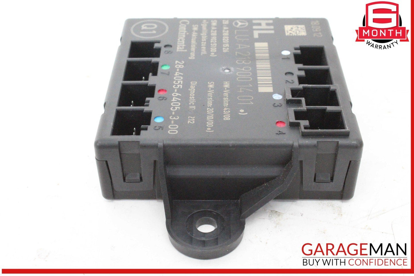 08-18 Mercedes W204 C250 CGI Rear Left Driver Side Door Control Module Unit OEM