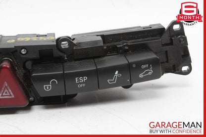 03-06 Mercedes W220 S600 S55 AMG Center Dash Switch ESP Hazard Door Lock Control
