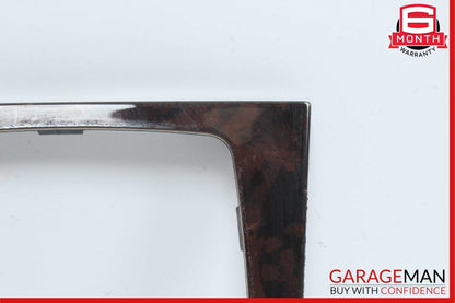 08-15 Mercedes GLK350 C350 E350 Center Console Shift Shifter Bezel Trim Wood OEM